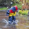 Feuchte Angelegenheit: Das Herbstfest des Botanischen Gartens litt besonders am Vormittag unter dem Regenwetter. Nicht jeder aber fand das Wetter schlecht.