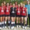 Hochmotiviert: Die Oberliga-Volleyballerinnen des TSV Gerchsheim starten am Sonntag in die Saison, mit hinten von links: Simone Wiesner, Johanna Lesch, Hannah Genheimer, Katrin Schmitt und Trainer Heinz Bach. Vorne von links: Ute Brennfleck, Nadine Nenninger, Verena Karl, Lisa Heinrichs und Samantha Bach.
