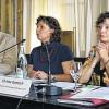 Am Podium: (von links) German Denneborg, Abteilungsleiter Berufliche Schulen im Bayerischen Staatsministerium für Unterricht und Kultus; Landtagsabgeordnete Simone Tolle (Grüne), Sprecherin für berufliche Bildung und Christa Goetsch, ehemalige Senatorin für Schule und berufliche Bildung in Hamburg.