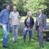 Ein idyllischer Fleck: Bei der Übergabe der Querenteiche an das Schullandheim Bauersberg freuten sich (von links) der Vorsitzende des Schullandheimwerks Unterfranken, Matthias Galmbacher, Dieter Köstler, Ulrike Emmert und Bürgermeister Udo Baumann.