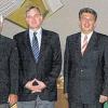 Stolz aufs gemeinsame Werk: Über die Sanierung der Gräfendorfer Schutzengelkirche freuen sich (von links): Pfarrer Peter Rüb, Werner Haase, Dr. Wulf Grimm, Johannes Wagenpfahl, Edmund Gumpert und Lothar Scheder.