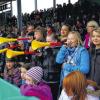 Beste Unterstützung: 4300 Zuschauer säumten die Ränge im Großbardorfer Stadion bei der 1:2-Niederlage der deutschen U16-Auswahl gegen die Ukraine.