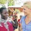 Besuch in Tansania: Tagesschau-Sprecherin Judith Rakers.