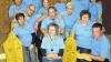 Theater in Mainbernheim: Regisseurin Heidi Strobach (vorne) probt mit den Laienspielern am neuen Stück. Im Bild (hintere Reihe von links): Birgit Schuster, Joe Reischl, Petra Klausnitzer, Martina Knollmeier, Norbert Heindl und Uta Kümmel sowie (vorne von links): Carmen Düll, Johannes Zäh, Harald Mönch, Nadine Greif, Christl Düll und Timo Lechner.