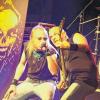 Heizte den Fans in Traustadt mächtig ein: die Band „Godslave“.