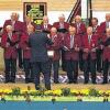 In der Theilheimer Jakobstalhalle: Der WVV-Männerchor feierte sein 60-jähriges Bestehen und . . .