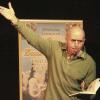 Lesung für Kinder: Im Theater in der Gerbergasse las der Kinderbuchautor Wolfgang Lambrecht seinen jungen Zuhörern aus seinem Buch vom „Herrn Bombelmann“ und seinem Werk, einem Fantasy-Abenteuer.
