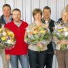 Treue zur Firma: Fünf Betriebsjubiläen feierte RST mit Jochen Müller und Lebensgefährtin Katja Pretscher, Marco Eimer, Rainer Borst, Matthias Schneider und Ehefrau Claudia, Andreas Betz und Ehefrau Bettina, Betriebsrat Michael Kundler, Geschäftsführer Christoph Steinhardt, Seniorchef Hermann Steinhardt sowie Hildegard Steinhardt.