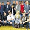 Ehrungen bei der Rudergesellschaft Marktheidenfeld: Das Bild zeigt die Sieger, die geehrten Mitglieder und die Übungsleiter.