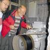 Der Stromgenerator der Kemmer-Mühle in Bieberehren ist an die Turbinen angeschlossen.