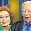Lola Müthel 2002 mit ihrem Ehemann Hans Caninenberg.