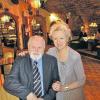 Feiern Jubiläum: Hans und Renate Kollenbrath im Alten Keller in Randersacker.