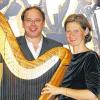 Konzert im Kloster mit Mathias von Brenndorff (Flöte) und Maria Stange (Harfe).