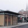 Vorbild: In etwa so wie die WC-Anlage am Lohrer Busbahnhof soll die neue Toilette im Lohrer Friedhof aussehen.