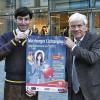 Freuen sich auf den Würzburger Lichterglanz: Die beiden „Spaßmacher“ (Würzburg macht Spaß) und Organisatoren Leonard Landois (links) und Friedhelm Bröske.