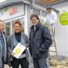 Sie freuen sich auf ihr neues Projekt: Brauchbar-Geschäftsführer Hartmut Groksch, Manuela Herz, die für tegut neue Leute anleitet, und der Oberdürrbacher Architekt Michael Stöhr (von links).