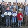 Erfolgreiche Kaninchenzüchter: Die Gewinner und Rhön-Grabfeld-Meister der sechsten Rhön-Grabfeldschau in Bad Königshofen.