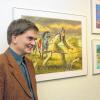 Der Verleger: Bernhard Schmid, Chef des Karl-May-Verlages, bei der Ausstellungseröffnung.