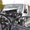 Schrecklicher Anblick: Drei Männer, die in dem VW Golf saßen (vorne), starben beim schweren Unfall auf der B 279 bei Reckenneusig. Der Fahrer des Kleintransporters wurde wie der Fahrer des VWs schwer verletzt.