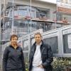 Neue Kleintierklinik in Garitz: Tierarzt Heiko Grappendorf und seine Frau Gabriele vor dem Neubau. Eröffnung soll am 28. November sein.