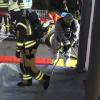 Gefahrgutübung am Forster WEg: Über  100 Feuerwehrleute, THW-Spezialisten, DLRG-Aktiven und Rotkreuzlern probten den Ernstfall.