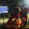 Gefahrgutübung am Forster WEg: Über  100 Feuerwehrleute, THW-Spezialisten, DLRG-Aktiven und Rotkreuzlern probten den Ernstfall.