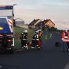 Gefahrgutübung am Forster WEg: Über  100 Feuerwehrleute, THW-Spezialisten, DLRG-Aktiven und Rotkreuzlern probten den Ernstfall.