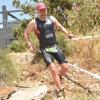 Konzentriert: Georg Harbauer, auf dem Bild bei einem Wettkampf in Athen 2024, hat sich als viermaliger deutscher Meister seiner Altersklasse für die Xterra-Weltmeisterschaften in Molveno qualifiziert.