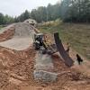 Reichlich Erde bewegt wurde beim TSV Stangenrot für den neuen Dirtpark.