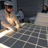 Das Reich der Mitte holt auf: Angestellte in einer Fabrik für Solarmodule im chinesischen Hefei.