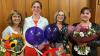 Blumen und Geschenke gab es für die scheidende Familienhebamme Christine Göhring von Sylvia Gravius und Bereichsleiterin Carina Kuhn (von links); rechts im Bild die Nachfolgerin Heike Dannenmann.