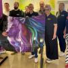 Die Firma fabixx GmbH mit den Geschäftsführern Joachim Bieberich und Jutta Fatt sowie Mitarbeiterinnen und Mitarbeiter präsentieren sich im Oktober in einer Ausstellung im Landratsamt Rhön-Grabfeld.