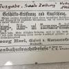 Geschenkehaus Herl in Bad Kissingen: Die Saale Zeitung berichtete schon 1902.