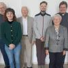 Gruppenbild des Diözesanvorstandes, vordere Reihe (von links): Geißler, Tomsová, Zwick-Schestak, Bachmann; hintere Reihe Reinelt, Dr. Hübel, Dr. Cejka und Pfr. Sebastian Krems (Geistlicher Beirat); es fehlt Martin Niederle).