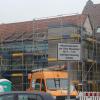 Baustelle Rathaus in Wiesentheid: Auch wegen der noch laufenden An- und Umbauarbeiten dort müssen die VG-Gemeinden künftig etwas tiefer in die Kasse greifen.