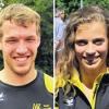 Siegreich bei den Titelkämpfen in Fürth: Joschua Deckert und Michelle Dürrnagel.
