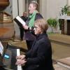 Sängerin Anja Wiesmann und Olga Bohn am Klavier. Sängerin Anja Wiesmann und Olga Bohn am Klavier.
