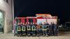Auf dem Foto Christian Hack, Philipp Volk, Maximilian Löber, Nicole Beutling, Tobias Lother, Johannes Dittmann, Daniel Grob, Peter Mons, Maik Nitsch, Philipp Oechsner, Leonhard Schneider, Janik Schneier, Kreisbrandinspektor Andreas Schraut, Kreisbrandmeister Daniel Krückel, Kreisbrandmeister Ralf Weippert.