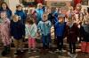 Der Kinderchor vor seinem Auftritt in der Großlangheimer Kirche.