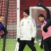 Aufwärmen für den Jahresausklang. Deutschland spielt gegen Ungarn in Budapest.