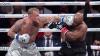 Mike Tyson (rechts) musste deutlich härtere Treffer einstecken als sein 31 Jahre jüngerer Gegner.
