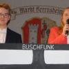 Ihre Premiere als Kirchweihprediger-Duo in Markt Herrnsheim feierten Christian Schuhmann (links) und seine Schwester Sophia Schuhmann.