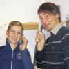 Die Endgeräte sind neu, aber die Telefonleitung ist marode: Katja und Alexander Trunk aus Reckerstal können dazu viel erzählen.