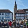 Ein besonderes Abschlusskonzert gab es beim "Tubaforum" in Bad Königshofen. An die 70 Musikerinnen und Musiker gaben einen besonderen, musikalischen Einblick in die tiefen, weichen, konischen Blechblasinstrumente Tuba, Euphonium, Bariton und Tenorhorn.