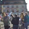 Höhepunkt war die große "Heavy Metal"-Formation am Marktplatz in Bad Königshofen Höhepunkt war die große "Heavy Metal"-Formation am Marktplatz in Bad Königshofen