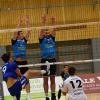 Widerstände überwunden haben die Regionalliga-Volleyballer des TV/DJK Hammelburg (blaue Trikots) beim Sieg in Türkheim.