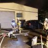 Zum Brand einer Lagerhalle wurden am Montagabend die Feuerwehren aus Haßfurt, Augsfeld, Prappach und Wonfurt gerufen.