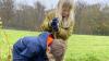 Hochmotivierte Grundschüler pflanzen den Zukunftswald. Hochmotivierte Grundschüler pflanzen den Zukunftswald.