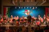 Auftritt der Rhöner Trachtenkapelle beim großen Konzertabend im KInderdorf St. Anton in Riedenberg