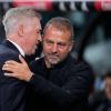 Carlo Ancelotti (l.) hatte mit Hansi Flick kein Problem, wohl aber mit dessen Assistenten Marcus Sorg.